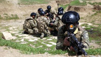 Sülhməramlı bölmələrində təlim məşqləri keçirilib - VİDEO