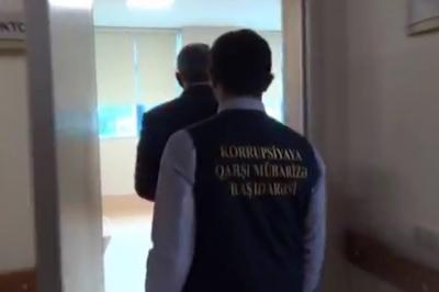 Klinika direktorunun və Hospitalın baş həkiminin saxlanma anı - VİDEO