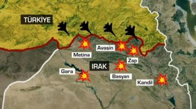 Türkiyə PKK terrorçularına qarşı geniş miqyaslı əməliyyata başlayıb