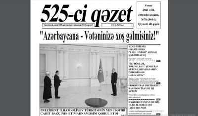 "525-ci qəzet"in 4 may sayında nələr var? - ANONS