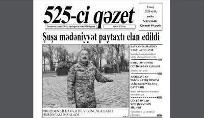 "525-ci qəzet"in 8 may sayında nələr var? - ANONS
