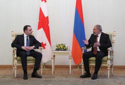 Gürcüstan Baş naziri Paşinyanla görüşdü