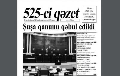 "525-ci qəzet"in 1 iyun sayında nələr var? - ANONS