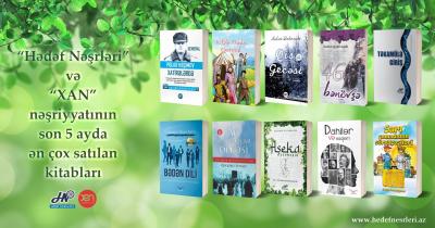 Son 5 ayda ən çox satılan kitablar – Siyahı 
