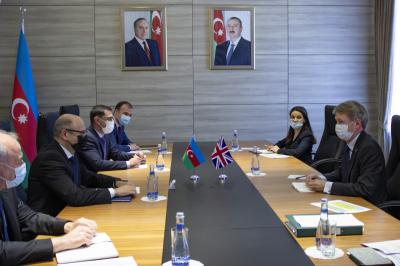 Energetika naziri Britaniya səfiri ilə görüşüb