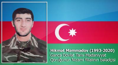 "Səhnədən səngərə": şəhid Hikmət Məmmədov