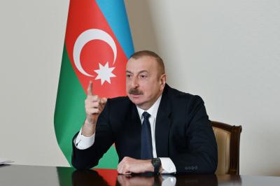"Ermənistan sülh istəyirsə, delimitasiya ilə bağlı bizimlə danışıqlara başlamalıdır" -  İlham Əliyev