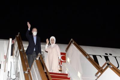 Ərdoğanın Azərbaycana səfəri başa çatıb