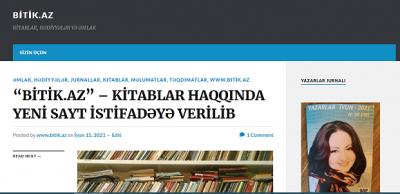 “Bitik.az ” saytı istifadəyə verilib