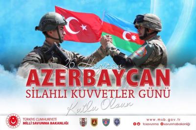 Türkiyə MN Azərbaycan hərbçilərini təbrik edib