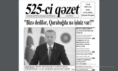 Bu şənbə "525-ci qəzet"də - ANONS