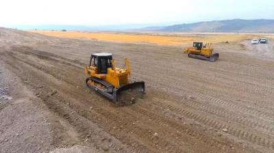 Horadiz-Cəbrayıl-Zəngilan-Ağbənd yolunun tikintisi davam edir - Foto