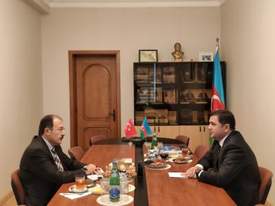 Türkiyənin ölkəmizdəki səfiri ilə görüş keçirilib