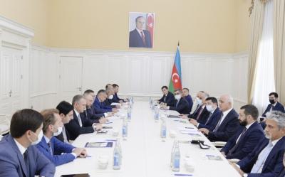 Şahin Mustafayev Rusiyanın iqtisadi inkişaf nazirinin müavini ilə görüşüb