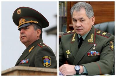 Sergey Şoyqu və Arşak Karapetyan arasında telefon danışığı olub