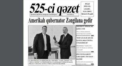 "525-ci qəzet"in 28 iyul sayında nələr var? - ANONS