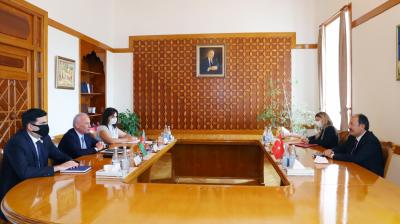 Konstitusiya Məhkəməsində Türkiyənin Azərbaycandakı səfiri ilə görüş keçirilib