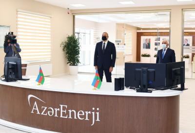 Prezident “Abşeron” yarımstansiyasının açılışında iştirak edib