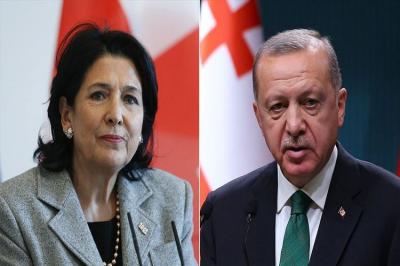 Türkiyə və Gürcüstan Prezidentləri arasında telefon danışığı olub