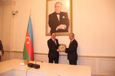 Özbəkistan səfiri Gəncəyə səfər edib - Foto