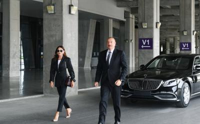 Prezident İlham Əliyev və birinci xanım Mehriban Əliyeva Qubaya səfərə gediblər -  Yenilənib (Foto)