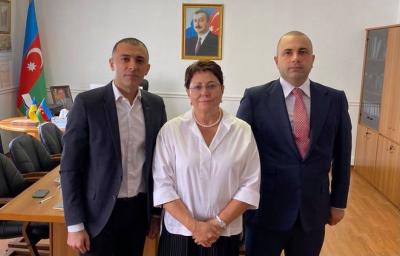 Elmira Axundova UAR-ın yeni rəhbərliyini qəbul edib
