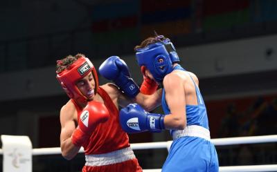 MDB Oyunları: Azərbaycanın iki boksçusu yarımfinala yüksəlib