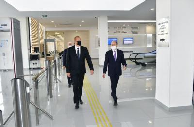 İlham Əliyev Sumqayıt Məhkəmə Kompleksinin açılışını edib -  Foto