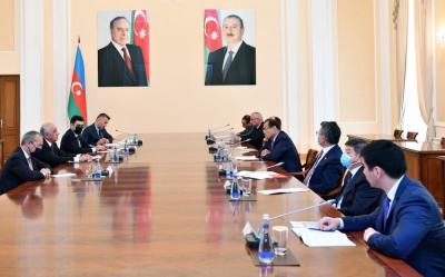 Əli Əsədov Türk Şurasının nümayəndə heyəti ilə görüşüb
