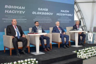 Dövlət Agentliyinin sədr müavini Ağdamda təqdimatla çıxış edib - Foto