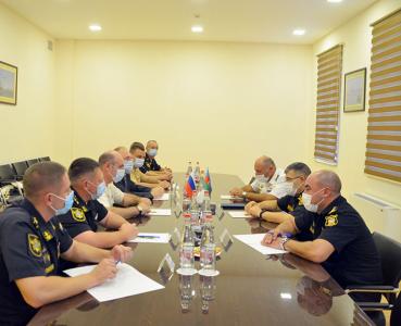 Azərbaycan və Rusiya hərbi dənizçilərinin görüşü keçirilib