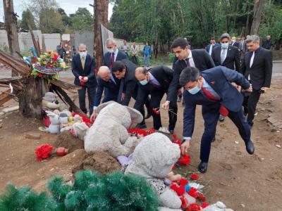 İƏT nümayəndə heyətinin Gəncəyə səfəri başlayıb - Foto