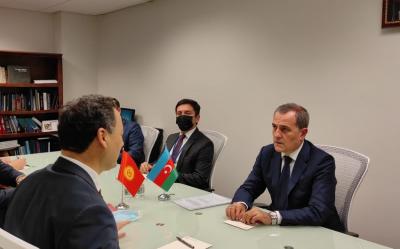 Azərbaycan və Qırğızıstan XİN başçıları arasında görüş olub - Foto