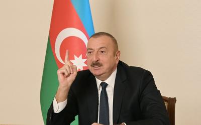 "Görsək ki, erməni faşizmi baş qaldırır onların başını bir daha əzəcəyik" - Ali Baş Komandan