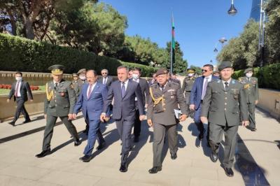 Türkiyə milli müdafiə nazirinin müavini Azərbaycanda səfərdədir