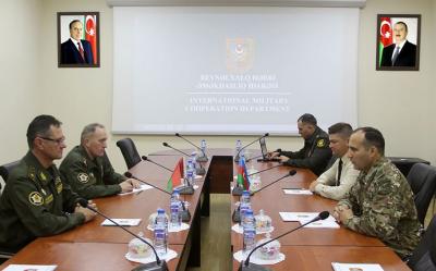 Azərbaycan və Belarus Müdafiə nazirliklərinin nümayəndə heyətləri arasında görüş keçirilib