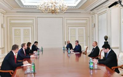 Prezident İlham Əliyev Çex Respublikasının xarici işlər nazirini qəbul edib