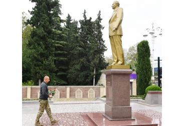 Prezident İlham Əliyev Tərtər və Bərdə rayonlarında səfərdə olub