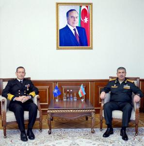 Zakir Həsənov NATO admiralını Ermənistanla sərhəddəki vəziyyət barədə məlumatlandırıb