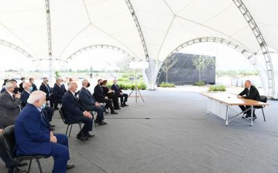 İlham Əliyev: "Füzuliyə gələn hər bir insan erməni vəhşiliyini görür”