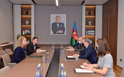 Ceyhun Bayramov Əlcəzairin Azərbaycandakı səfiri ilə görüşüb
