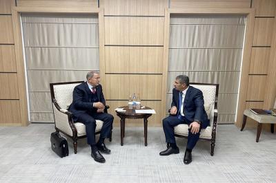 Zakir Həsənov türkiyəli həmkarı ilə görüşüb