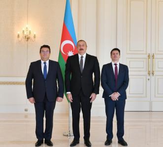 Prezident Rumıniyanın yeni səfirinin etimadnaməsini qəbul edib