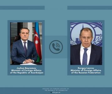 Azərbaycan və Rusiya XİN başçıları üçtərəfli bəyanatın icrasını müzakirə ediblər