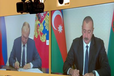 Azərbaycan, Rusiya və Ermənistan arasında üçtərəfli Bəyanatın imzalanmasının ildönümüdür