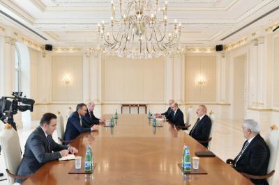 Prezident İlham Əliyev BP qrupunun baş icraçı direktorunu qəbul edib