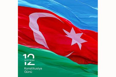 Mehriban Əliyeva Konstitusiya Günü ilə bağlı paylaşım edib