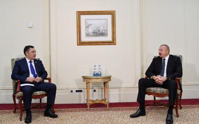 Azərbaycan və Qırğızıstan prezidentlərinin görüşü olub - Yenilənib