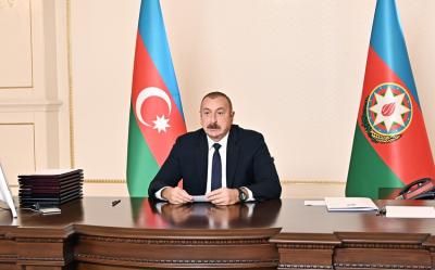 Prezident İlham Əliyev Özbəkistan Senatının sədrini qəbul edib