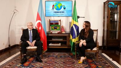 Braziliyanın məşhur telekanalında Zəfər Gününə həsr edilən tədbir keçirilib